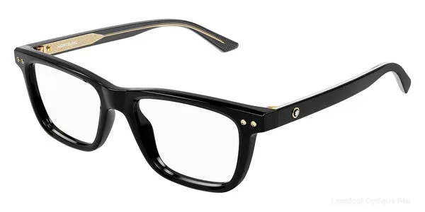 Lunettes de vue Montblanc MB0322O 001 51 - Black - Lamtioui Optique Fès
