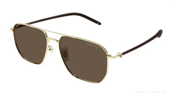 Lunettes de soleil Montblanc MB0367SA 003 60 Default Title Fès Maroc