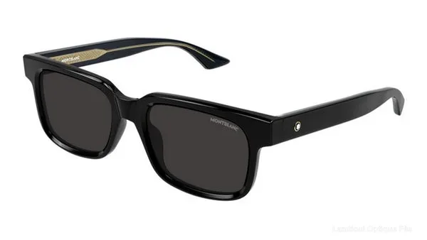 Lunettes de soleil Montblanc MB0383S 001 54 - نضاضر شمس Montblanc Lamtioui Optique فاس