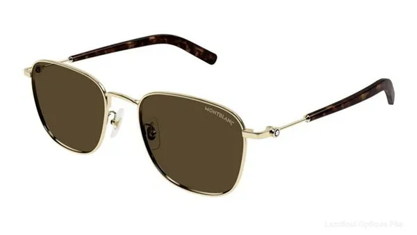 Lunettes de soleil Montblanc MB0392SA 004 55 Default Title Fès Maroc