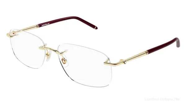 Lunettes de vue Montblanc MB0071O 006 authentique Montblanc - Lunettes de vue Fès Lamtioui Optique