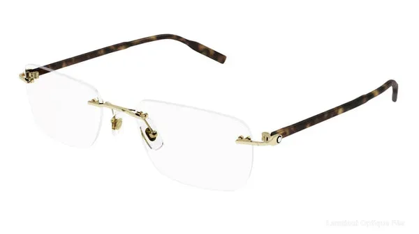 Lunettes de vue Montblanc MB0221O 002 57 Lunettes de vue - Opticien-optométriste Lamtioui Fès Maroc
