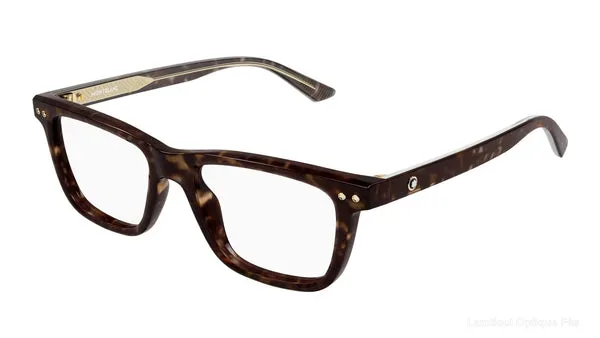 Lunettes de vue Montblanc MB0322O 006 53 - نضارات طبية Montblanc Lamtioui Optique فاس
