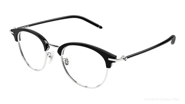 Lunettes de vue Montblanc MB0408O 001 49 authentique Montblanc - Lunettes de vue Fès Lamtioui Optique