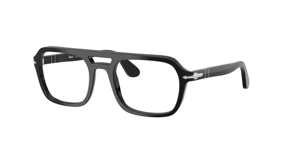 Lunettes de vue Persol PO3394V Black authentique Persol - Lunettes de vue Fès Lamtioui Optique