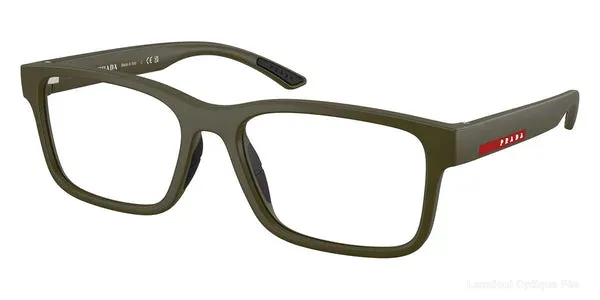 Lunettes de vue Prada Linea Rossa PS 01RV 15X1O1 56 - Matte Military Green Lunettes de vue - Opticien-optométriste Lamtioui Fès Maroc