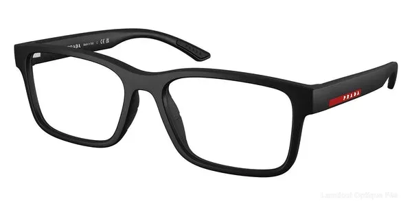 Lunettes de vue Prada Linea Rossa PS 01RV DG01O1 56 - Black Rubber - Lamtioui Optique Fès