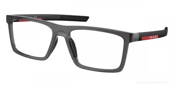 Lunettes de vue Prada Linea Rossa PS 02QV 01D1O1 54 - Transparent Anthracite/Matte Black نضارات طبية Prada Linea Rossa - Opticien-optométriste فاس