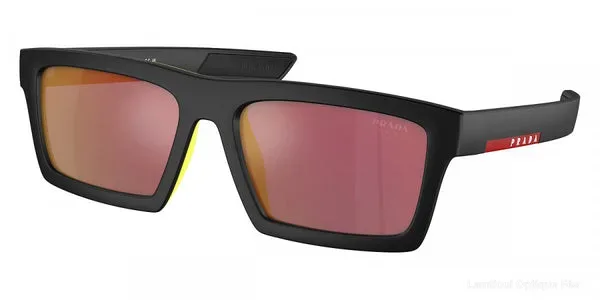 Lunettes de soleil Prada Linea Rossa PS 02ZSU 1BO10A 55 - Matte Black - Lamtioui Optique Fès