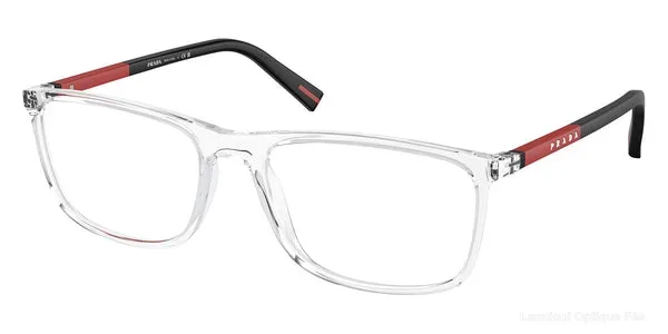 Lunettes de vue Prada Linea Rossa PS 03QV 2AZ1O1 57 - Crystal/Black Rubbered Default Title Fès Maroc