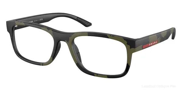 Lunettes de vue Prada Linea Rossa PS 04QV 14X1O1 - Mimetic Green Rubbered authentique Prada Linea Rossa - Lunettes de vue Fès Lamtioui Optique