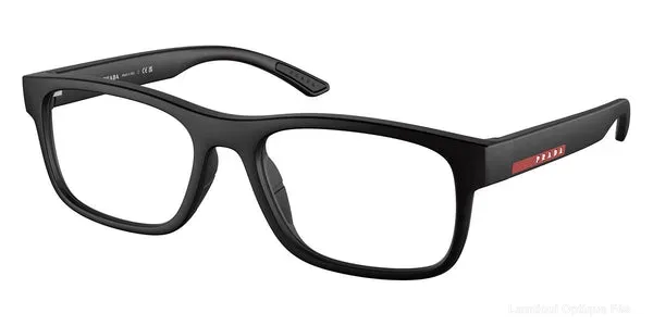 Lunettes de vue Prada Linea Rossa PS 04QV DG01O1 - Black Rubbered - Lamtioui Optique Fès