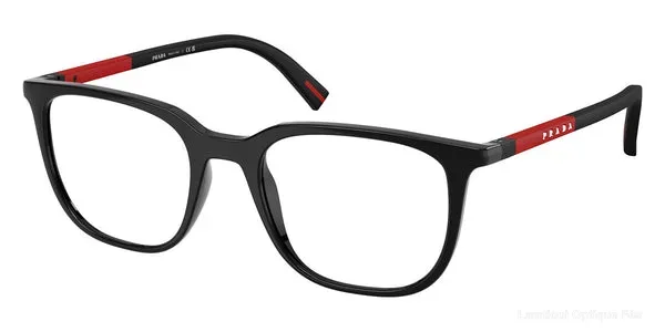 Lunettes de vue Prada Linea Rossa PS 04RV 1AB1O1 50 - Black/Black Rubber نضارات طبية Prada Linea Rossa - Opticien-optométriste فاس
