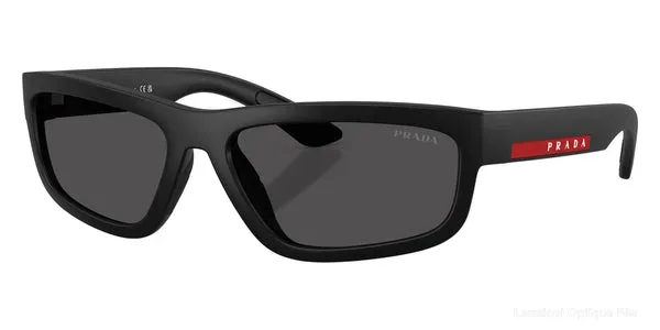 Lunettes de soleil Prada Linea Rossa PS 05ZS DG006F 59 - Black Rubbered Default Title Fès Maroc