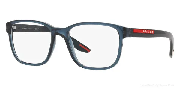 Lunettes de vue Prada Linea Rossa PS 06PV CZH1O1 55 - Crystal Blue/Black - Prada Linea Rossa نظارات طبية فاس Lamtioui