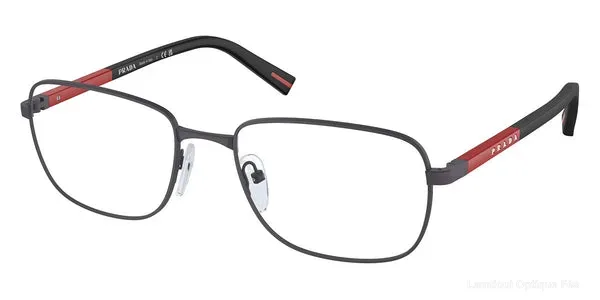 Lunettes de vue Prada Linea Rossa PS 52QV 06P1O1 56 - Gray Rubbered - Lamtioui Optique Fès