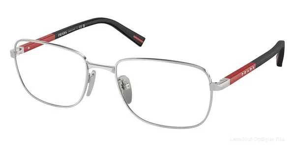 Lunettes de vue Prada Linea Rossa PS 52QV 1BC1O1 54 - Silver - Lamtioui Optique Fès