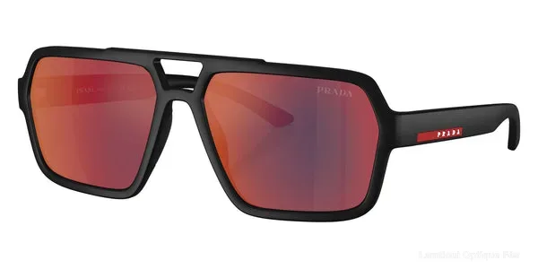 Lunettes de soleil Prada Linea Rossa PS A06S DG008F 59 - Black Rubber نضاضر شمس Prada Linea Rossa - Opticien-optométriste فاس