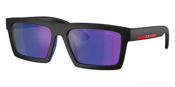 Lunettes de soleil Prada Linea Rossa PS A07S 1BO05U 55 - Matte Black Default Title Fès Maroc