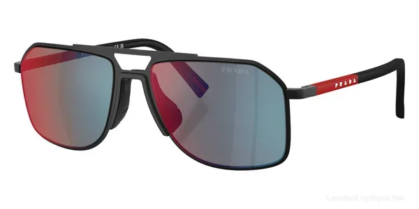 Lunettes de soleil Prada Linea Rossa PS B51S 1BO08F 56 - Matte Black - Prada Linea Rossa نظارات شمسية فاس Lamtioui