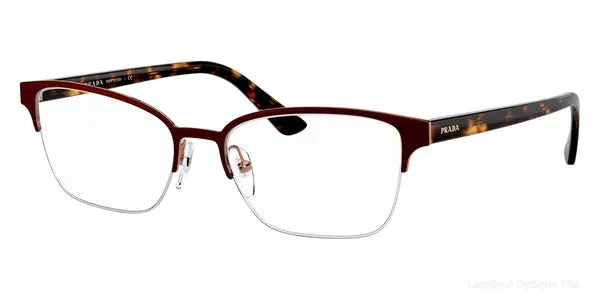 Lunettes de vue Prada MILLENNIALS - PR 61XV 3311O1 52 - Top Brown/Rose Gold authentique Prada - Lunettes de vue Fès Lamtioui Optique