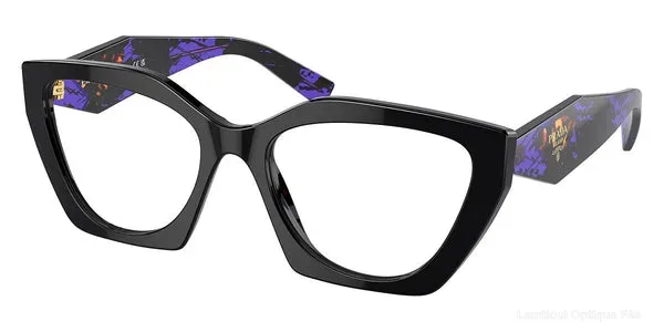 Lunettes de vue Prada PR 09YV 19S1O1 54 - Black/Abstract Viola - نظارات طبية Lamtioui Fès فاس المغرب