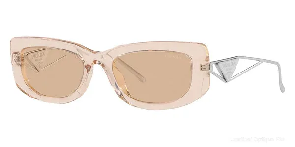 Lunettes de soleil Prada PR 14YS 19M4I2 53 - Crystal Beige and Silver - Prada نظارات شمسية فاس Lamtioui