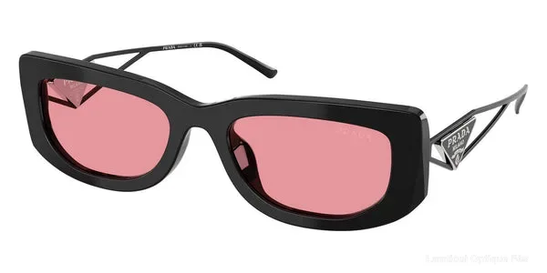 Lunettes de soleil Prada PR 14YS 1AB30L 53 - Black Lunettes de soleil - Opticien-optométriste Lamtioui Fès Maroc