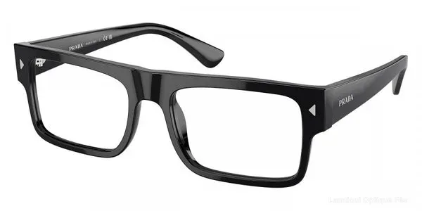 Lunettes de vue Prada PR A01V 16K1O1 55 - Black - نظارات طبية Lamtioui Fès فاس المغرب