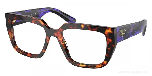 Lunettes de vue Prada PR A03V 14O1O1 52 - Havana Magma/Havana Purple - نظارات طبية Lamtioui Fès فاس المغرب