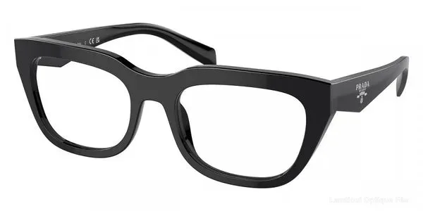 Lunettes de vue Prada PR A06V 16K1O1 52 - Black - Prada نظارات طبية فاس Lamtioui