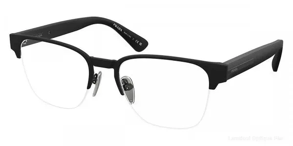 Lunettes de vue Prada PPR A52V 1BO1O1 - Matte Black authentique Prada - Lunettes de vue Fès Lamtioui Optique