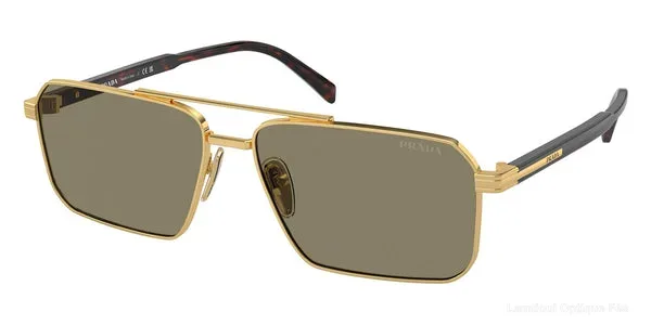 Lunettes de soleil Prada PR A57S 5AK90F 61 - Gold/Radica Tortoise نضاضر شمس Prada - Opticien-optométriste فاس