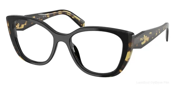 Lunettes de vue Prada PR B04V 3891O1 53 - Black/Medium Tortoise - نضارات طبية Prada Lamtioui Optique فاس