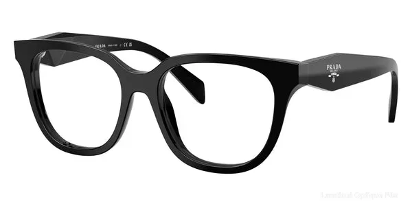 Lunettes de vue Prada PR C11V 16K1O1 53 - Black authentique Prada - Lunettes de vue Fès Lamtioui Optique