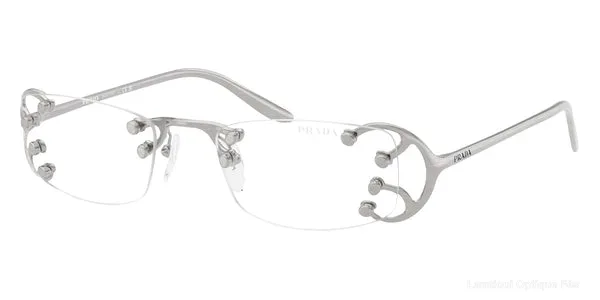 Lunettes de soleil Prada PR C57S 28H08N 52 - Argento Nouveau - Prada نظارات شمسية فاس Lamtioui