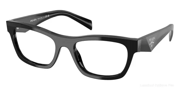 Lunettes de vue Prada RUNWAY - PR B01V 16K1O1 - Rose Gold Plated/Black Lunettes de vue - Opticien-optométriste Lamtioui Fès Maroc