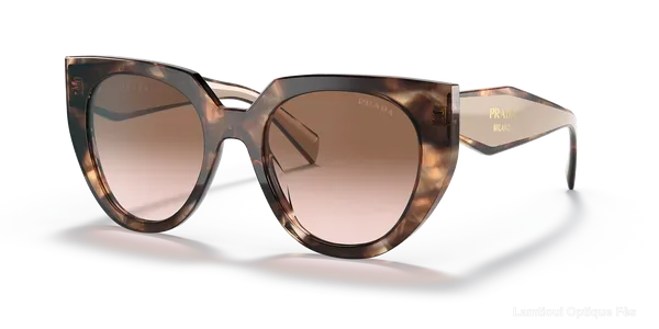 Lunettes de soleil Prada PR 14WS 01R0A6 52 - Caramel Tortoise/Powder - نظارات شمسية Lamtioui Fès فاس المغرب