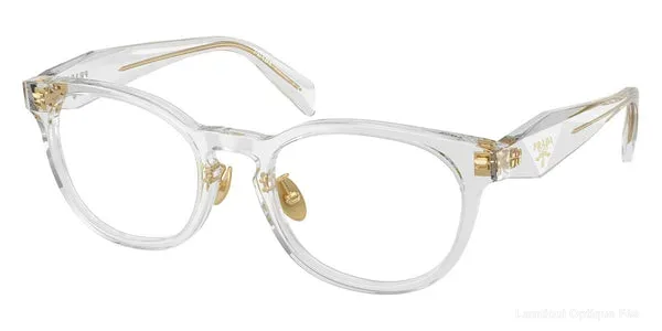 Lunettes de vue Prada SYMBOLE - PR B06VD 12R1O1 - Transparent Gray authentique Prada - Lunettes de vue Fès Lamtioui Optique
