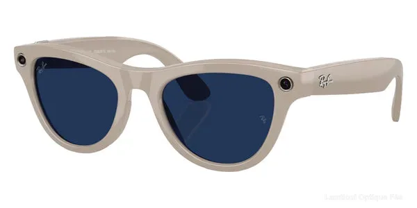 Lunettes de soleil Ray-Ban Meta SKYLER (GEN 2) - RW4014 6700MF 52 - Shiny Chalky Gray - Ray-Ban Meta نظارات شمسية فاس Lamtioui