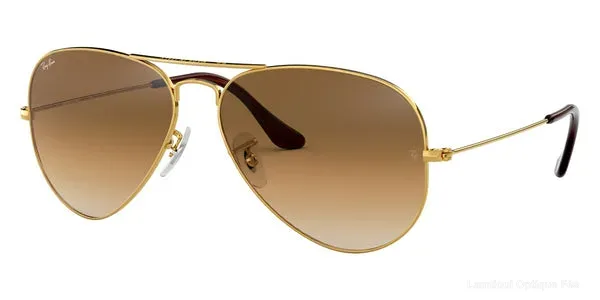 Lunettes de soleil Ray-Ban DUPLICATE Ray-Ban™ Aviator Large Metal RB3025 001/51 58 - Arista - نظارات شمسية Lamtioui Fès فاس المغرب