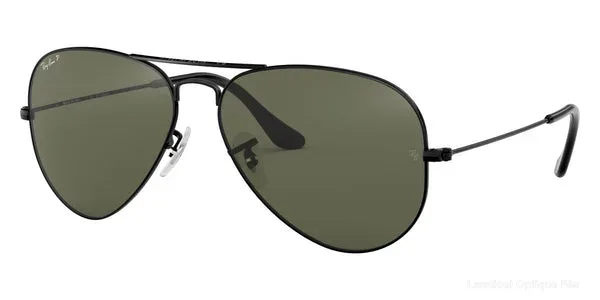 Lunettes de soleil Ray-Ban AVIATOR - RB3025 002/58 58 - Black - نضاضر شمس Ray-Ban Lamtioui Optique فاس