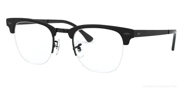 Lunettes de vue Ray-Ban CLUBMASTER METAL - RX3716VM 2904 50 - Matte Black On Black authentique Ray-Ban - Lunettes de vue Fès Lamtioui Optique