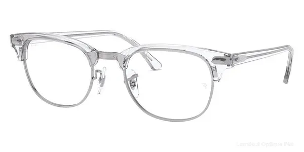 Lunettes de vue Ray-Ban CLUBMASTER - RX5154 2001 - White Transparent - Ray-Ban نظارات طبية فاس Lamtioui