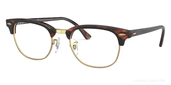Lunettes de vue Ray-Ban CLUBMASTER - RX5154 8058 51 - Mock Tortoise نضارات طبية Ray-Ban - Opticien-optométriste فاس