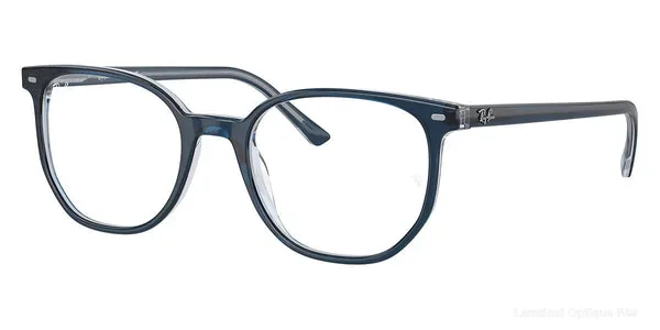 Lunettes de vue Ray-Ban ELLIOT - RX5397 8324 - Blue on Transparent Blue نضارات طبية Ray-Ban - Opticien-optométriste فاس
