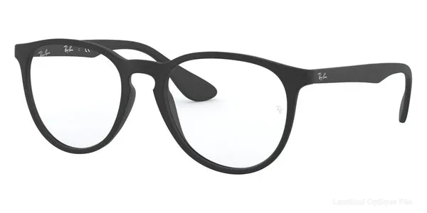 Lunettes de vue Ray-Ban DUPLICATE Ray-Ban™ Erika RX7046 5364 51 - Rubber Black authentique Ray-Ban - Lunettes de vue Fès Lamtioui Optique