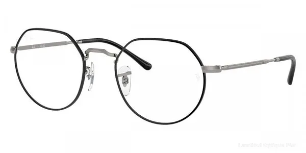 Lunettes de vue Ray-Ban JACK - RX6465 3179 51 - Black on Gunmetal Lunettes de vue - Opticien-optométriste Lamtioui Fès Maroc