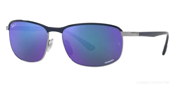 Lunettes de soleil Ray-Ban RB3671CH 92044L 60 - Blue On Gunmetal - نظارات شمسية Lamtioui Fès فاس المغرب