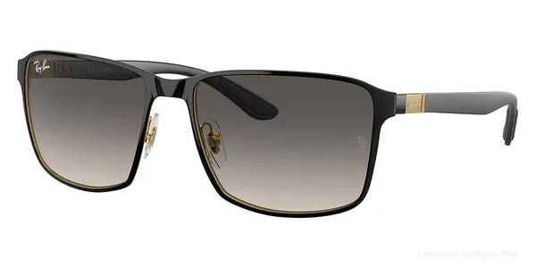 Lunettes de soleil Ray-Ban RB3721 187/11 59 - Black on Gold - نظارات شمسية Lamtioui Fès فاس المغرب